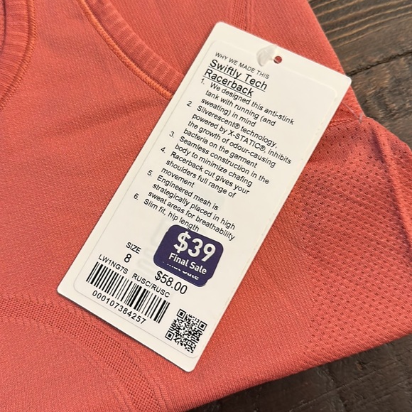Lululemon Swiftly Tech Racerback - Picture 2 of 3